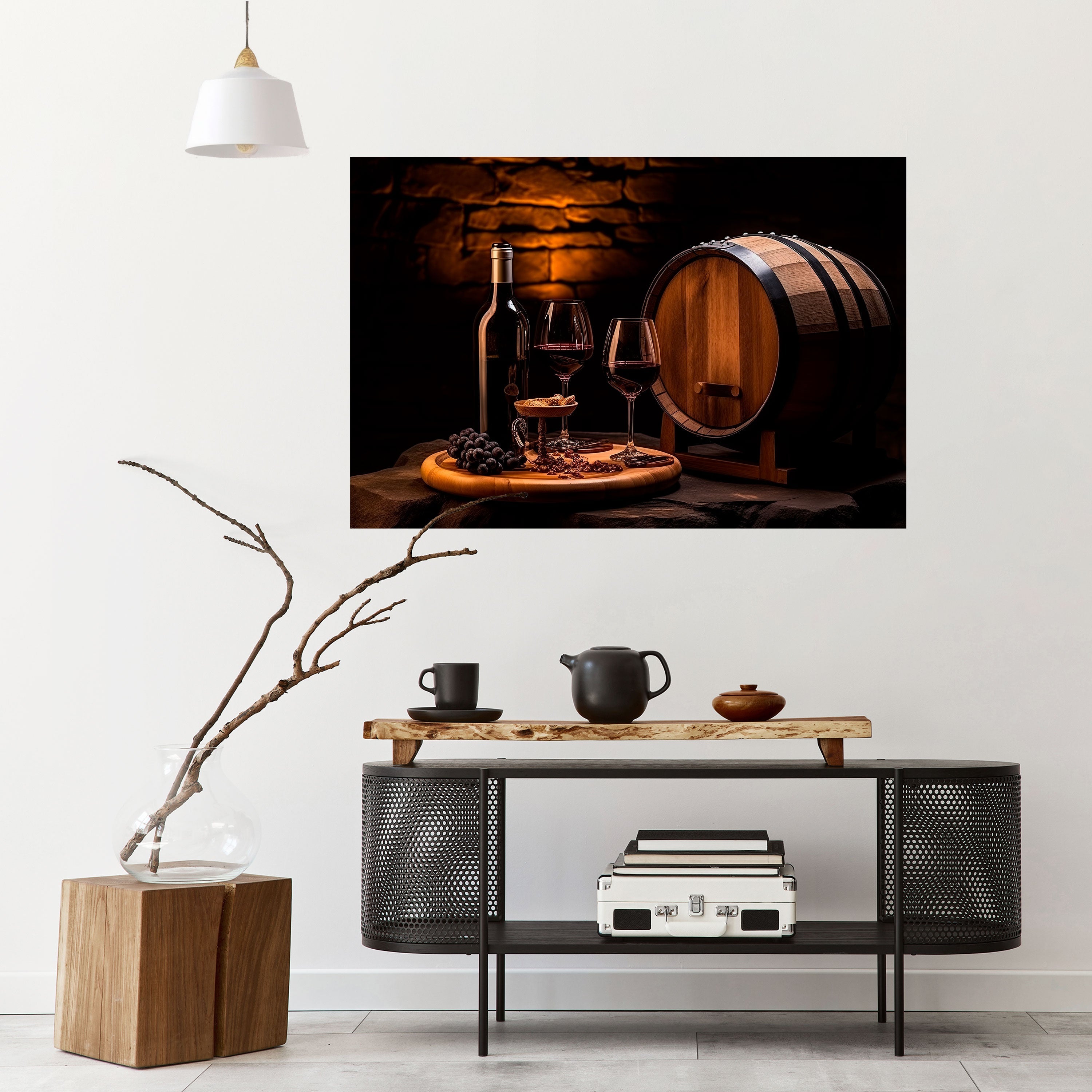 VINTAGE VIGNETTE Peel and Stick Horizontal Poster