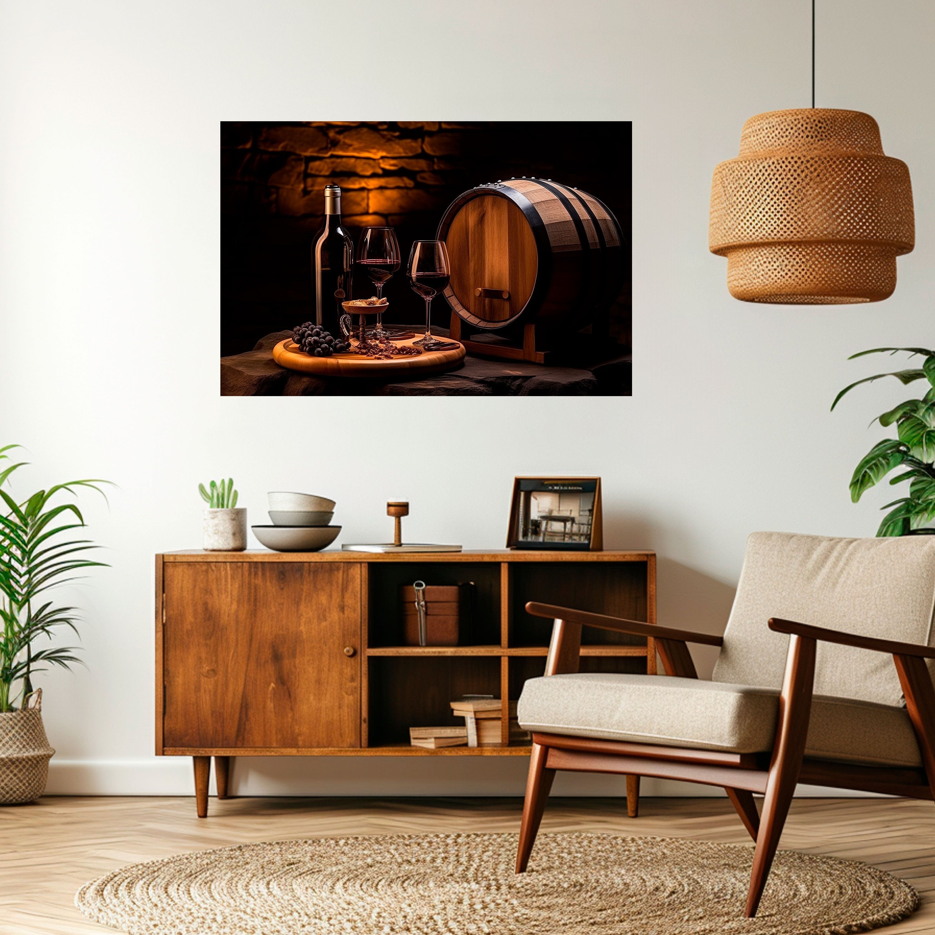 VINTAGE VIGNETTE Peel and Stick Horizontal Poster