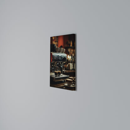 BARISTA’S DREAM MACHINE Quadro em tela vertical