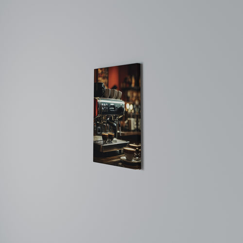 BARISTA’S DREAM MACHINE Quadro em tela vertical