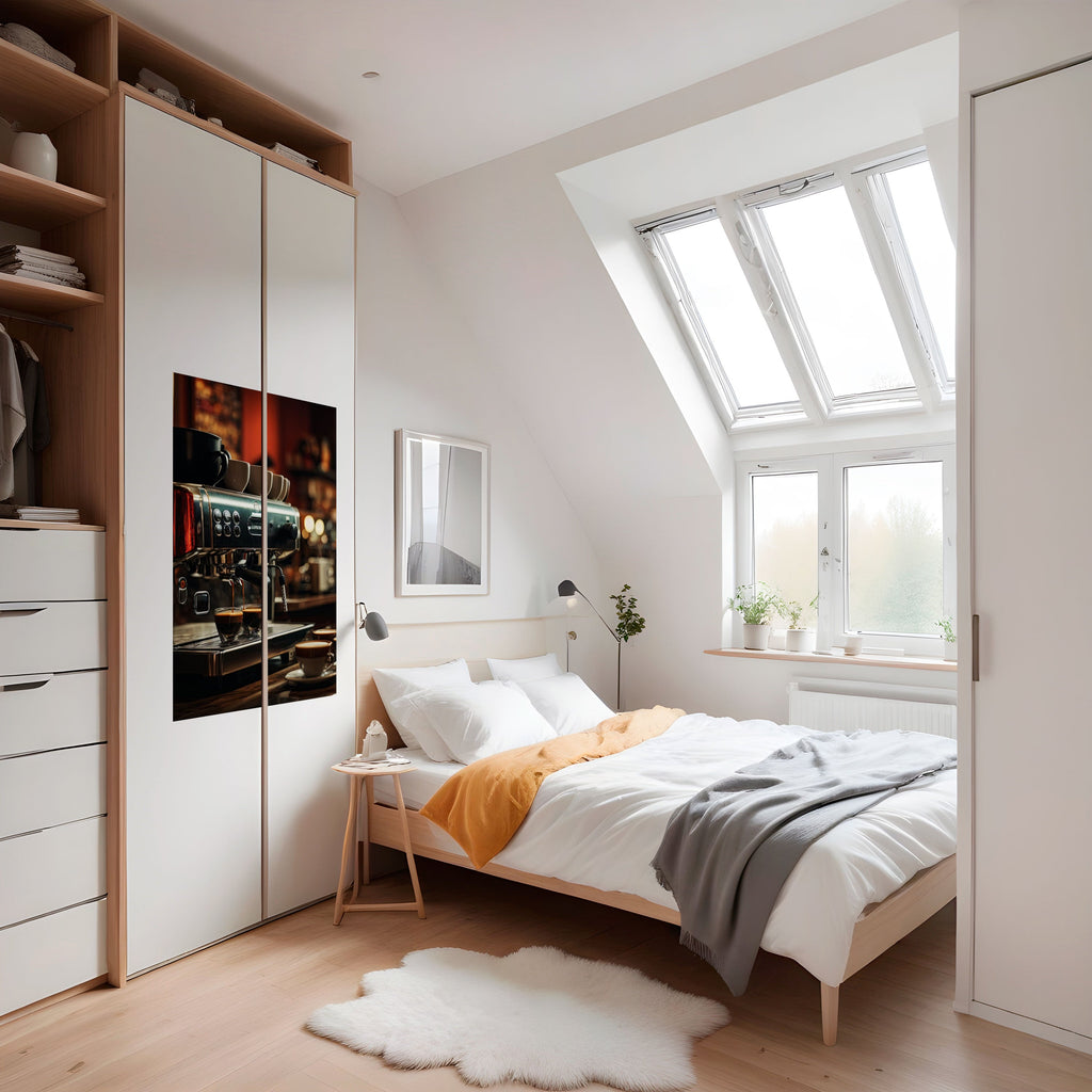 BARISTA’S DREAM MACHINE Peel and Stick Vertical Poster