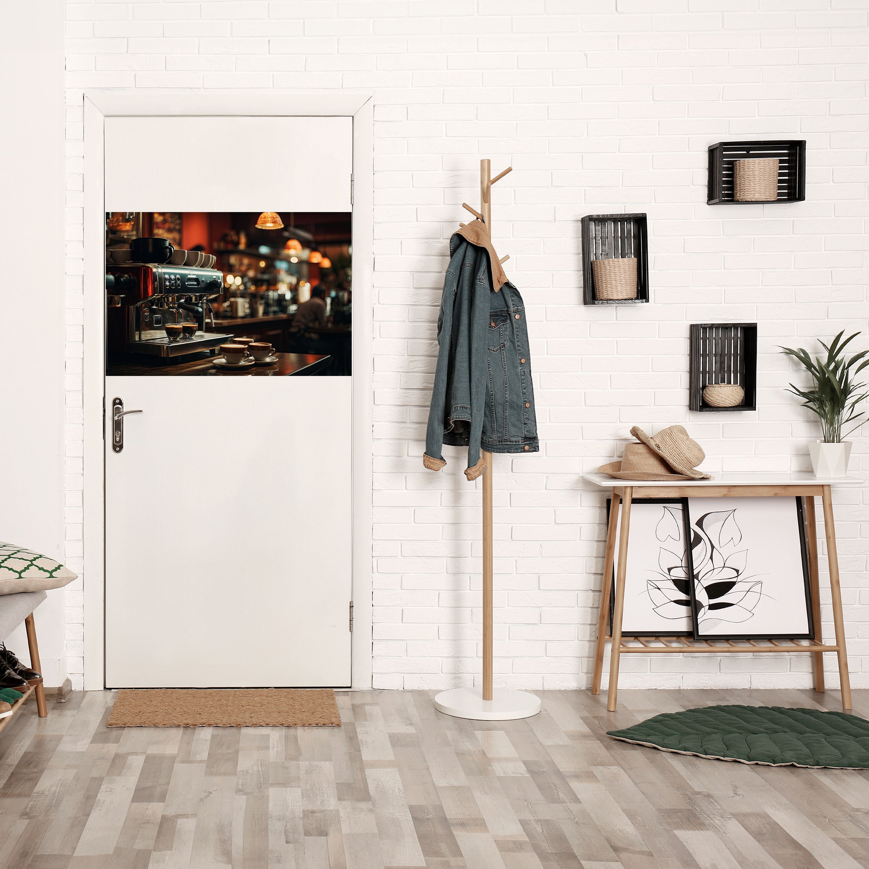 BARISTA’S DREAM MACHINE Poster Horizontal Autocolante