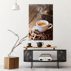 STEAMING BREWED DELIGHT Poster Vertical Autocolante