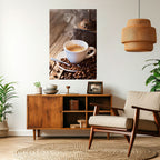 STEAMING BREWED DELIGHT Poster Vertical Autocolante