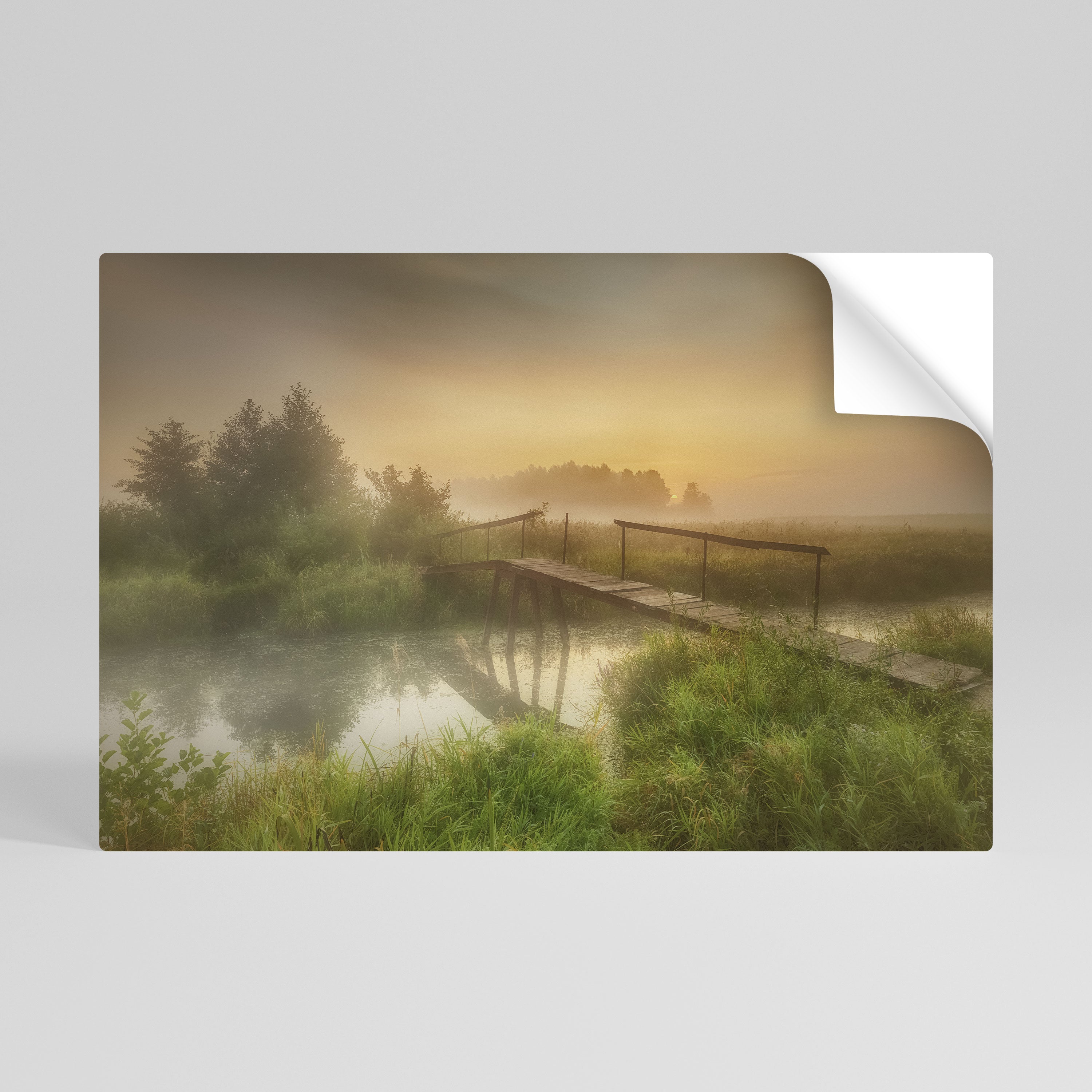 DREAMY HAZE Póster Autocolante Horizontal