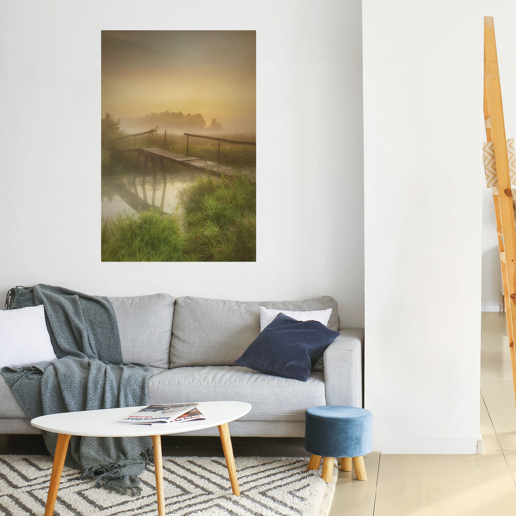 DREAMY HAZE Peel and Stick Vertical Poster