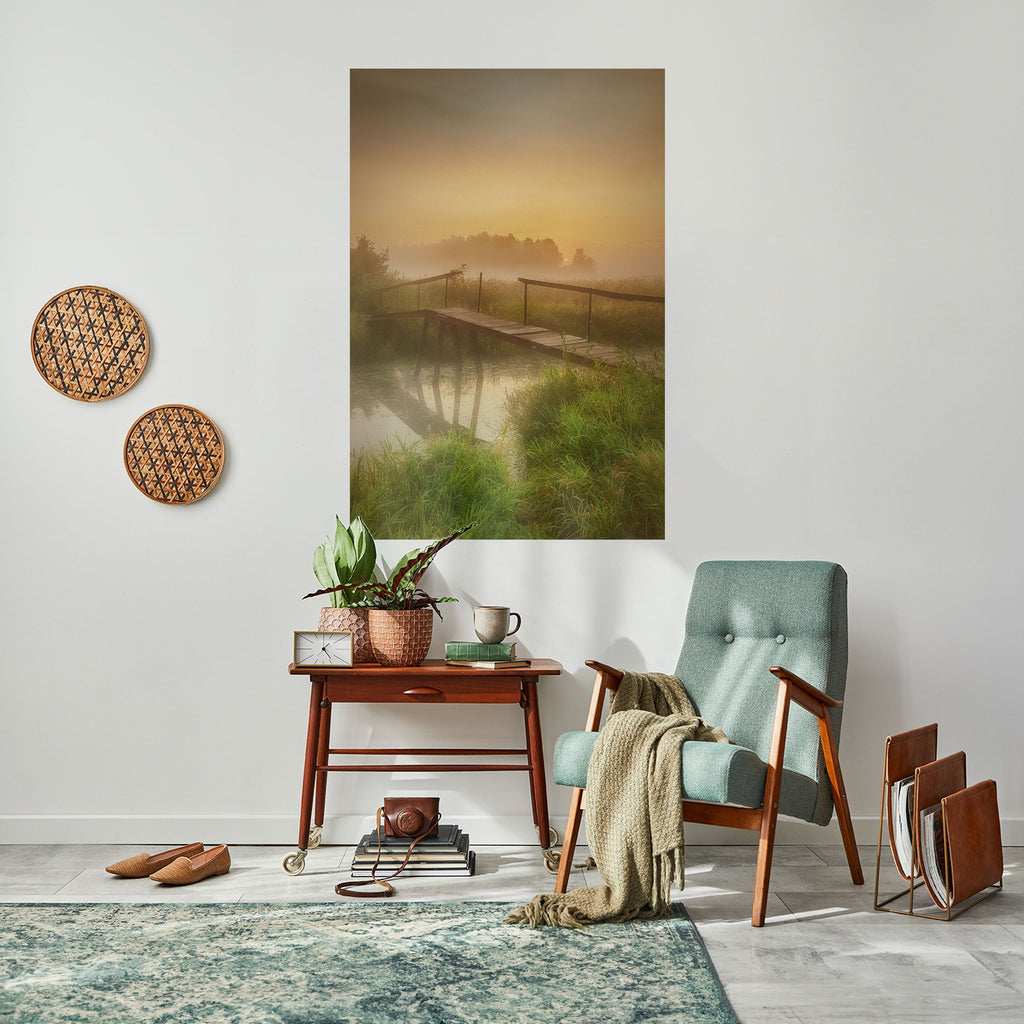 DREAMY HAZE Peel and Stick Vertical Poster