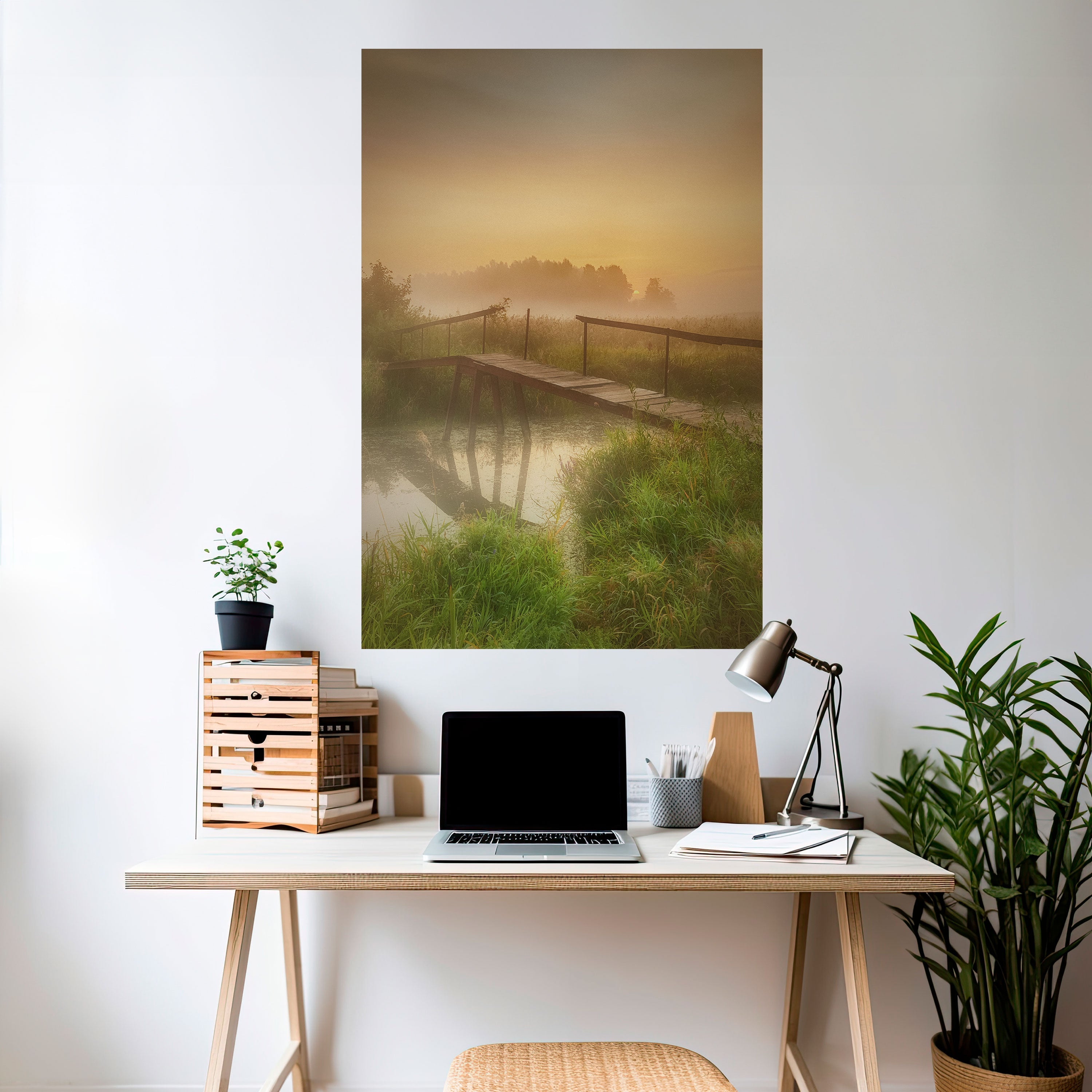 DREAMY HAZE Peel and Stick Vertical Poster