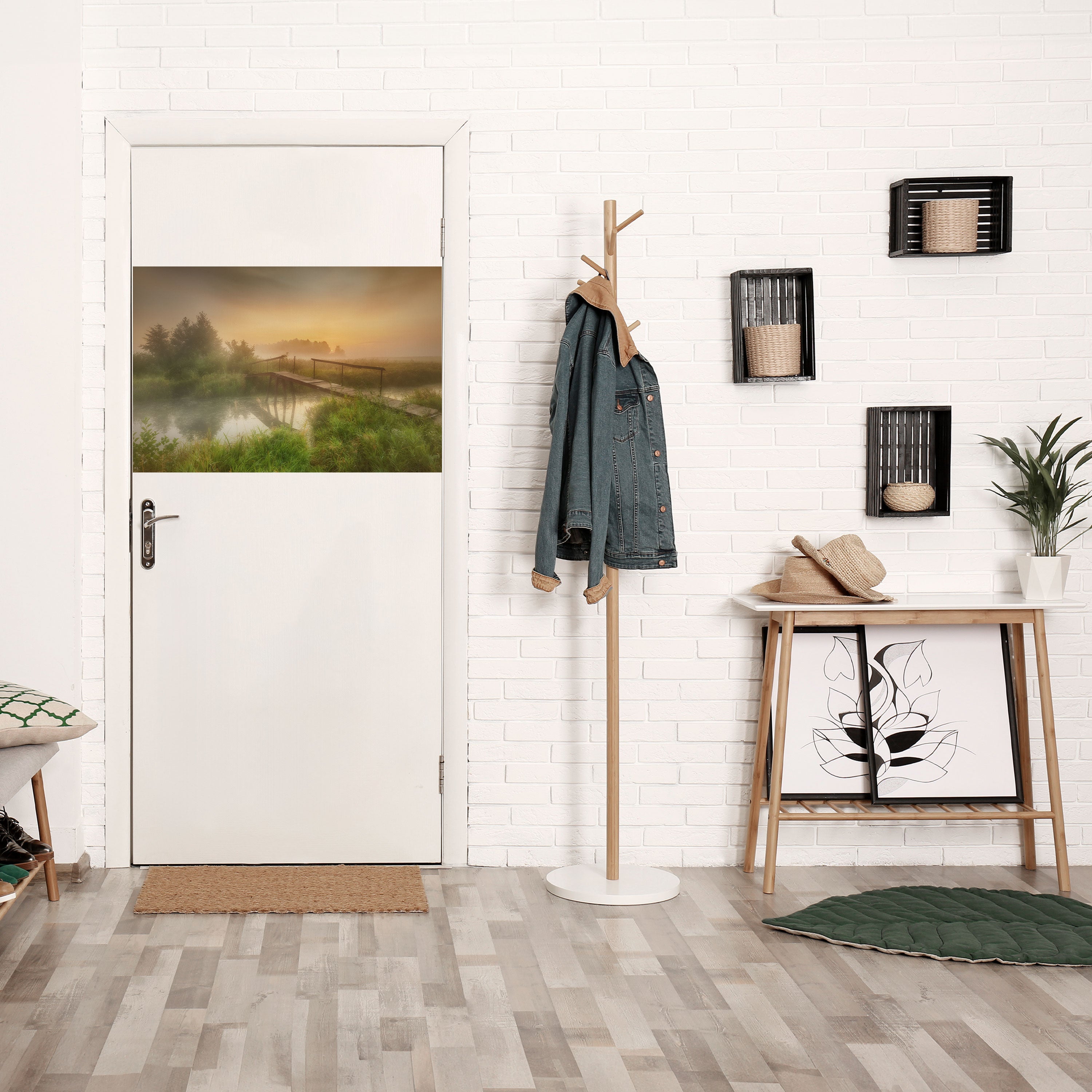 DREAMY HAZE Peel and Stick Horizontal Poster