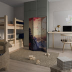 JAPANESE AURA Biombo de 3 Painéis