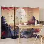 JAPANESE AURA Biombo de 6 Painéis