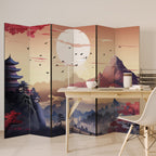 JAPANESE AURA Decorative 6-Panel Room Divider