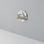 DELICATE BLISS Prateleira Redonda Decorativa em Efeito Carvalho