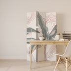 DELICATE BLISS Biombo Decorativo de 3 Painéis
