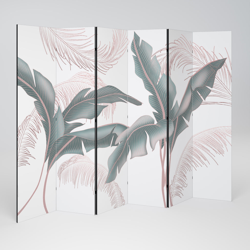 DELICATE BLISS Decorative 6-Panel Room Divider