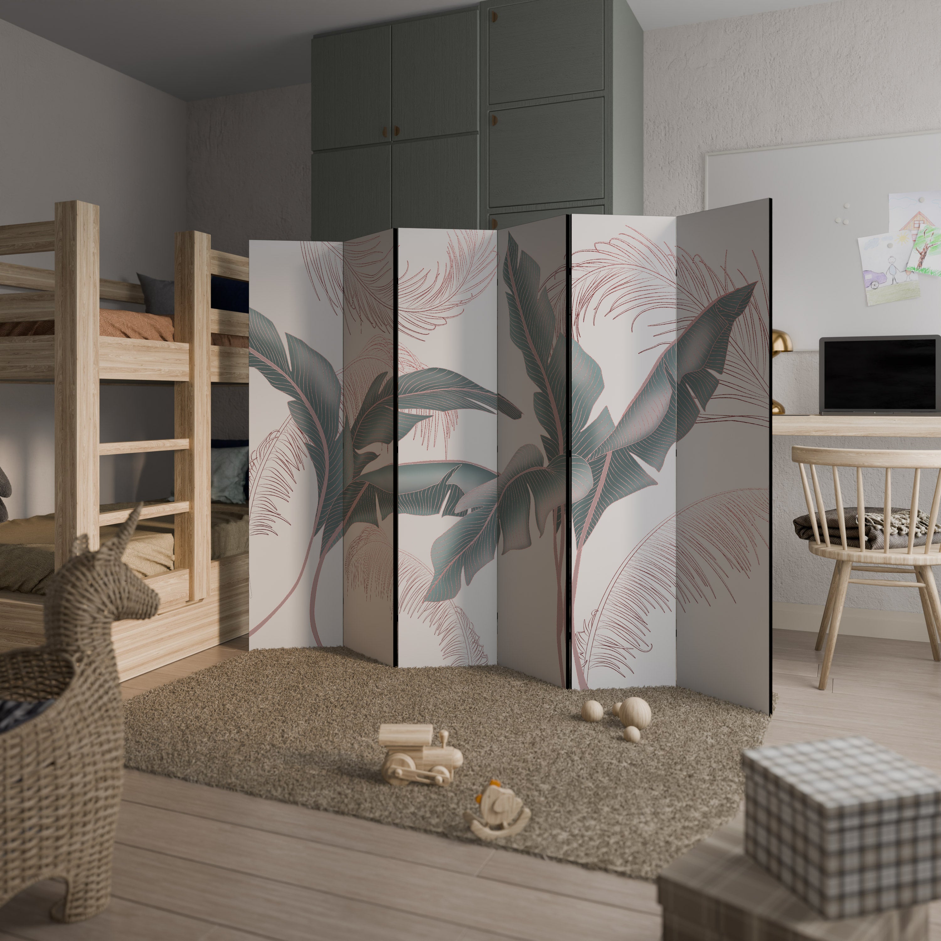 DELICATE BLISS 6-Panel Room Divider