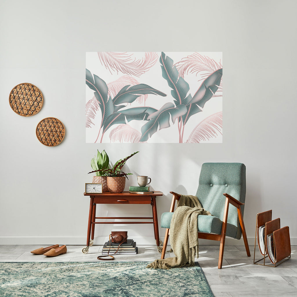 DELICATE BLISS Peel and Stick Horizontal Poster