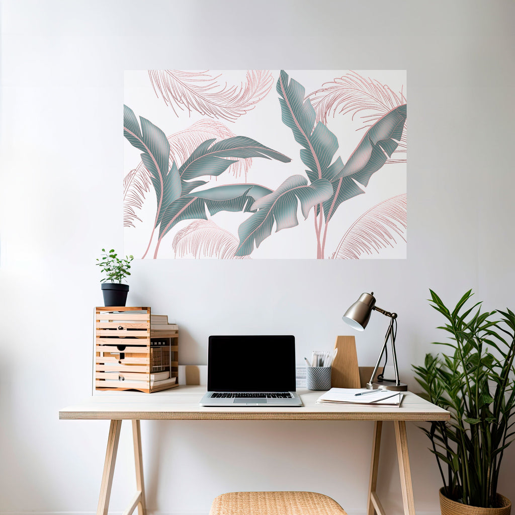 DELICATE BLISS Peel and Stick Horizontal Poster