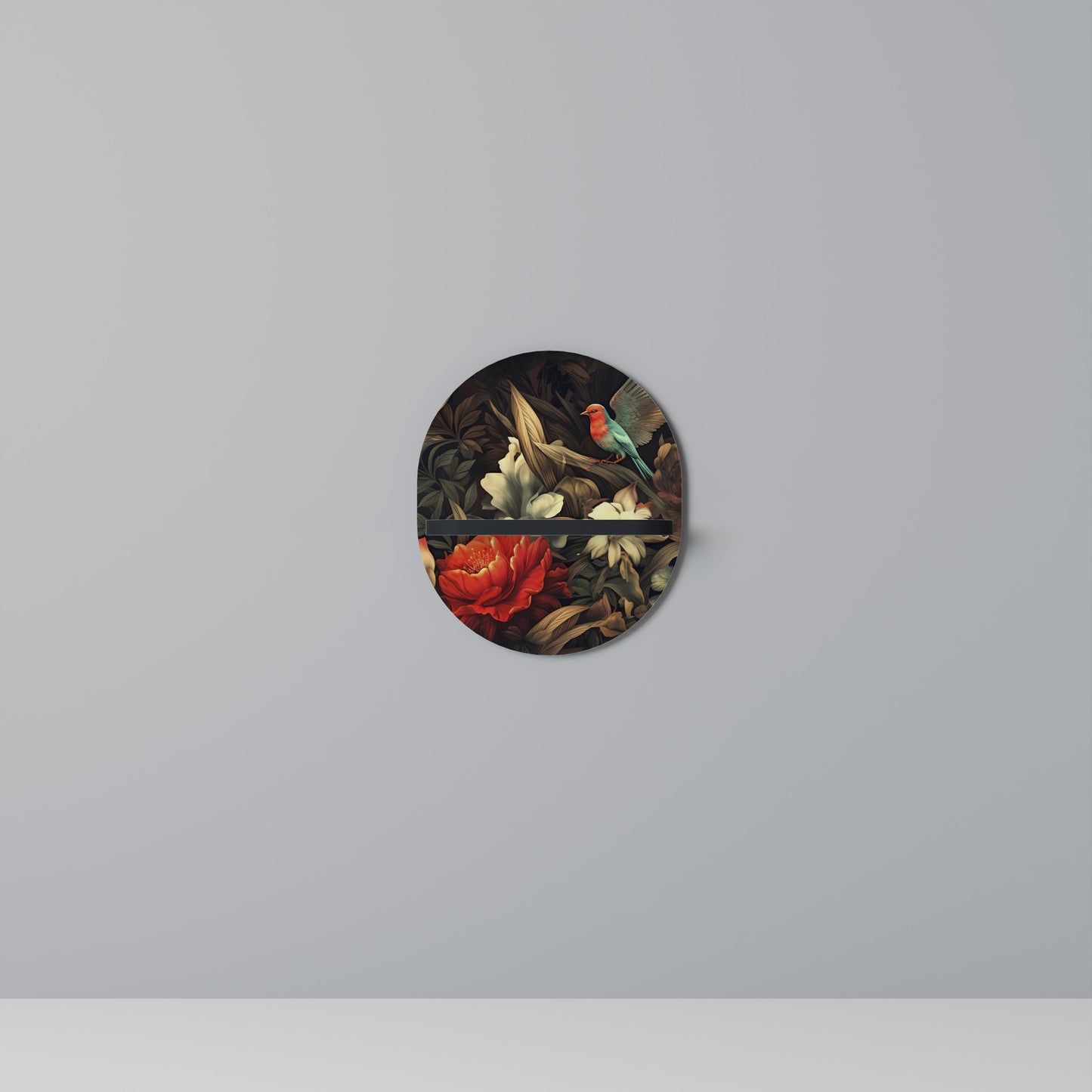 BOTANICAL BIRDSONG Art Shelf