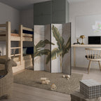 SUBTLE CHARM Biombo Decorativo de 4 Painéis