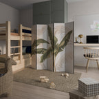 SUBTLE CHARM Biombo Decorativo de 5 Painéis