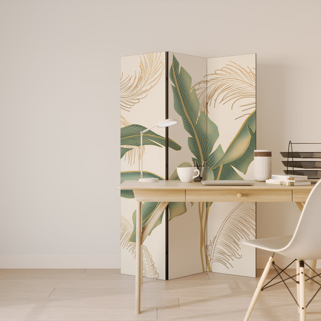 GENTLE HARMONY Biombo Decorativo de 3 Painéis