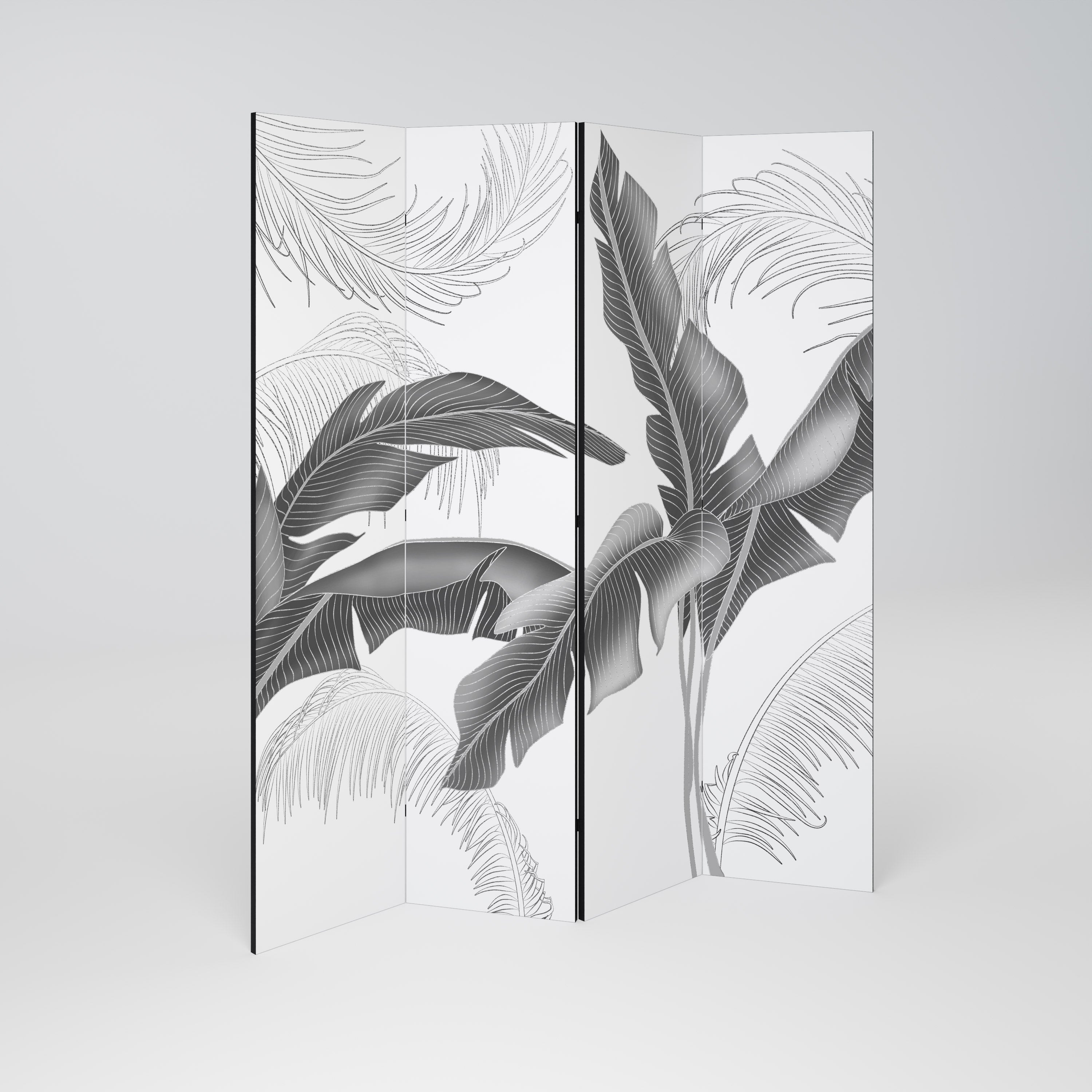 CALM ALLURE 4-Panel Room Divider