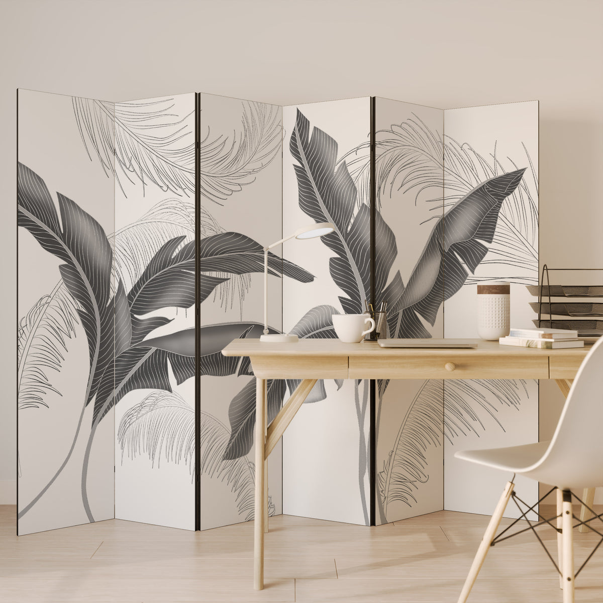 CALM ALLURE 6-Panel Room Divider
