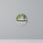 URBAN TROPICS Prateleira Oval Decorativa em Acabamento Preto