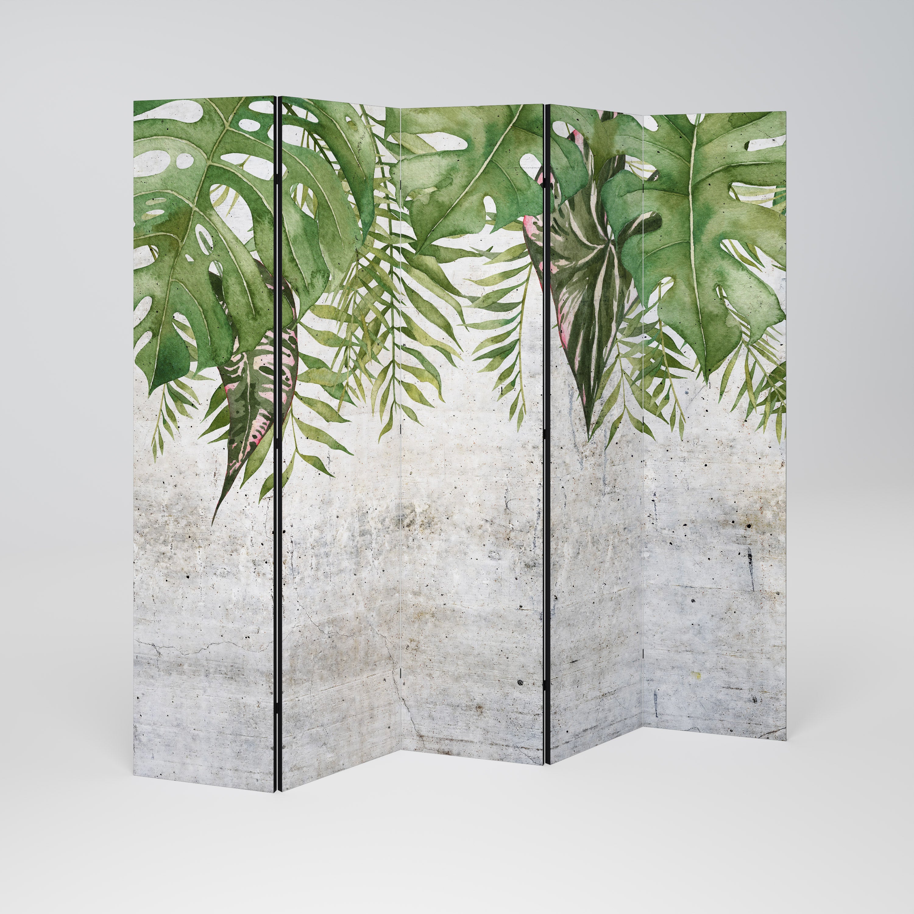 URBAN TROPICS Biombo de 5 Painéis