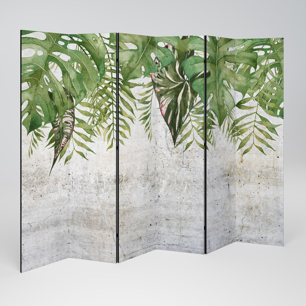 URBAN TROPICS Decorative 6-Panel Room Divider