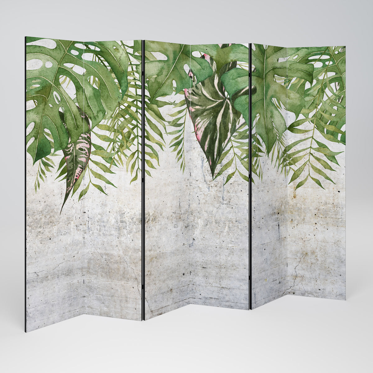 URBAN TROPICS Biombo de 6 Painéis