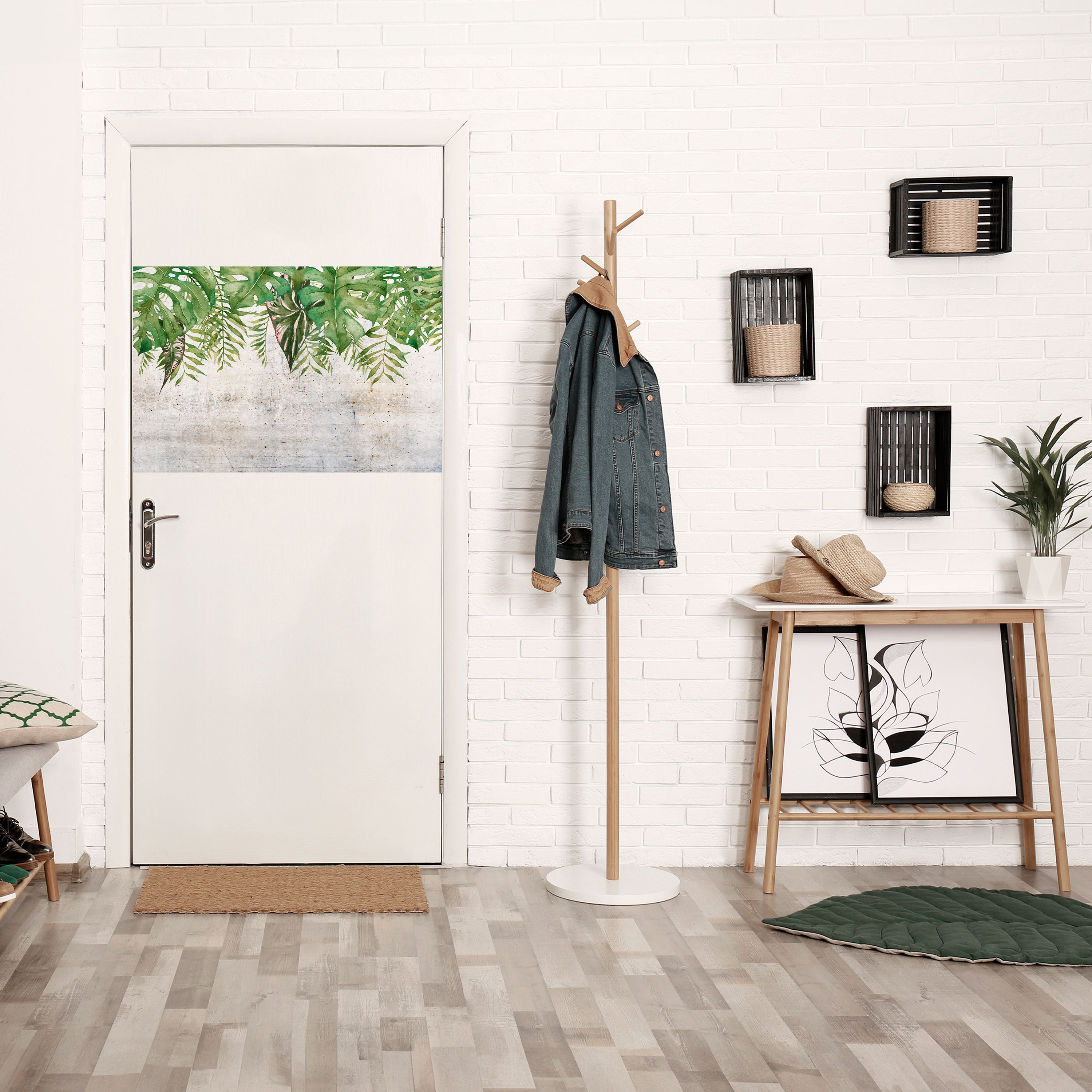 URBAN TROPICS Peel and Stick Horizontal Poster