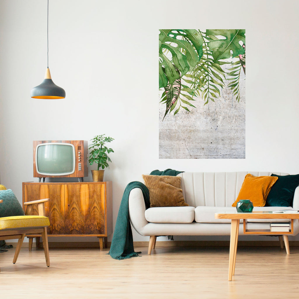 URBAN TROPICS Poster Vertical Autocolante