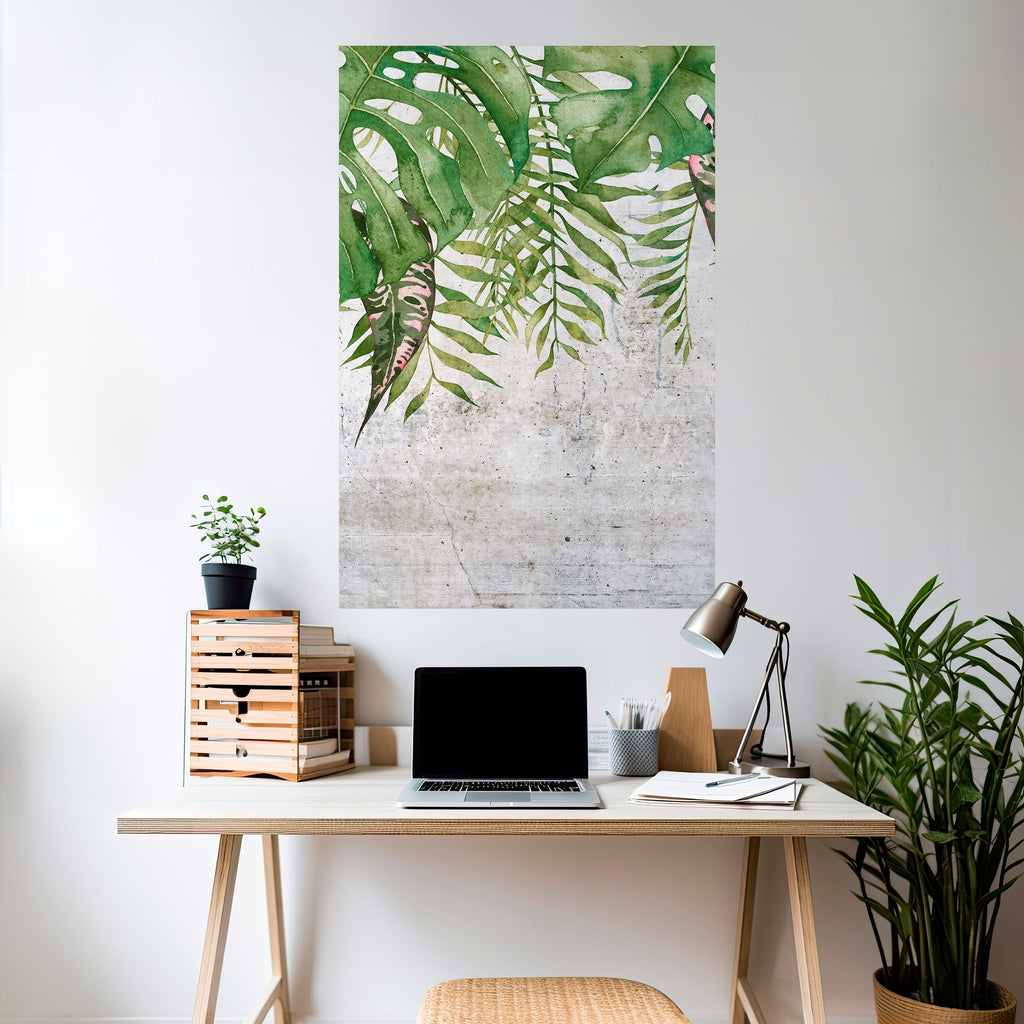 URBAN TROPICS Poster Vertical Autocolante