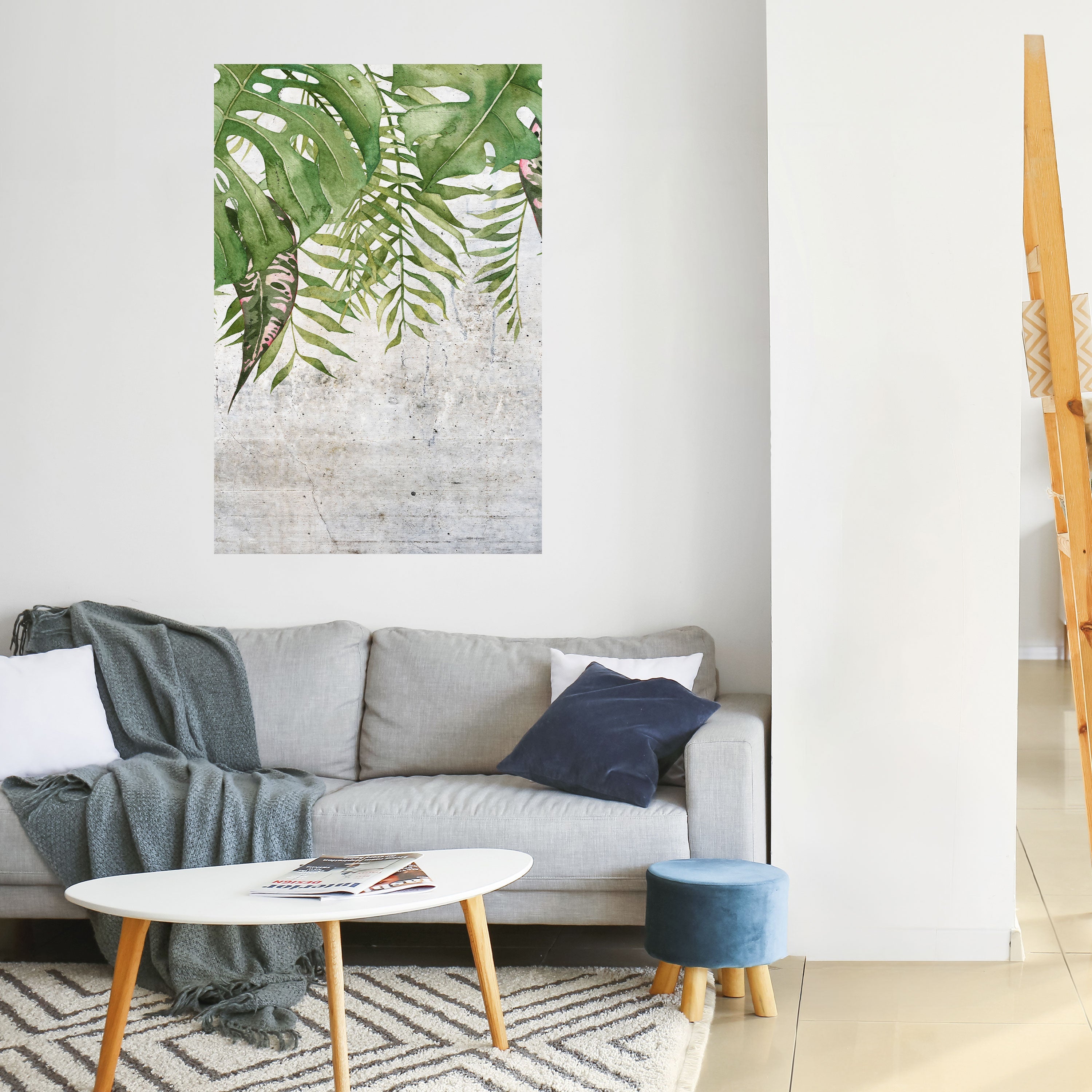 URBAN TROPICS Poster Vertical Autocolante