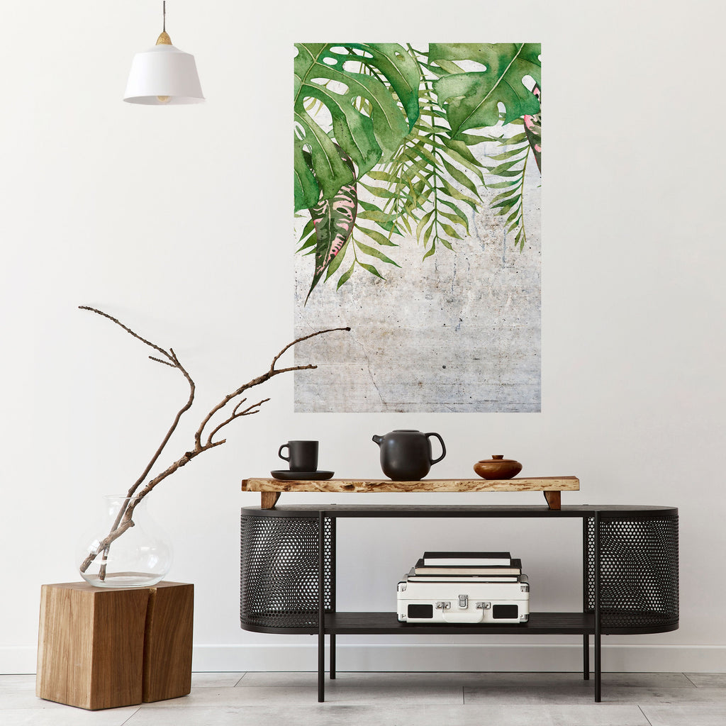 URBAN TROPICS Poster Vertical Autocolante