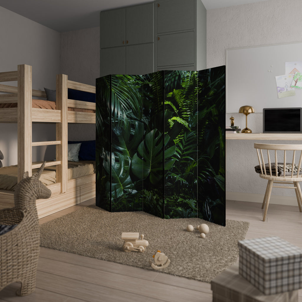 NATURE'S CLANDESTINE REVERIE Decorative 5-Panel Room Divider