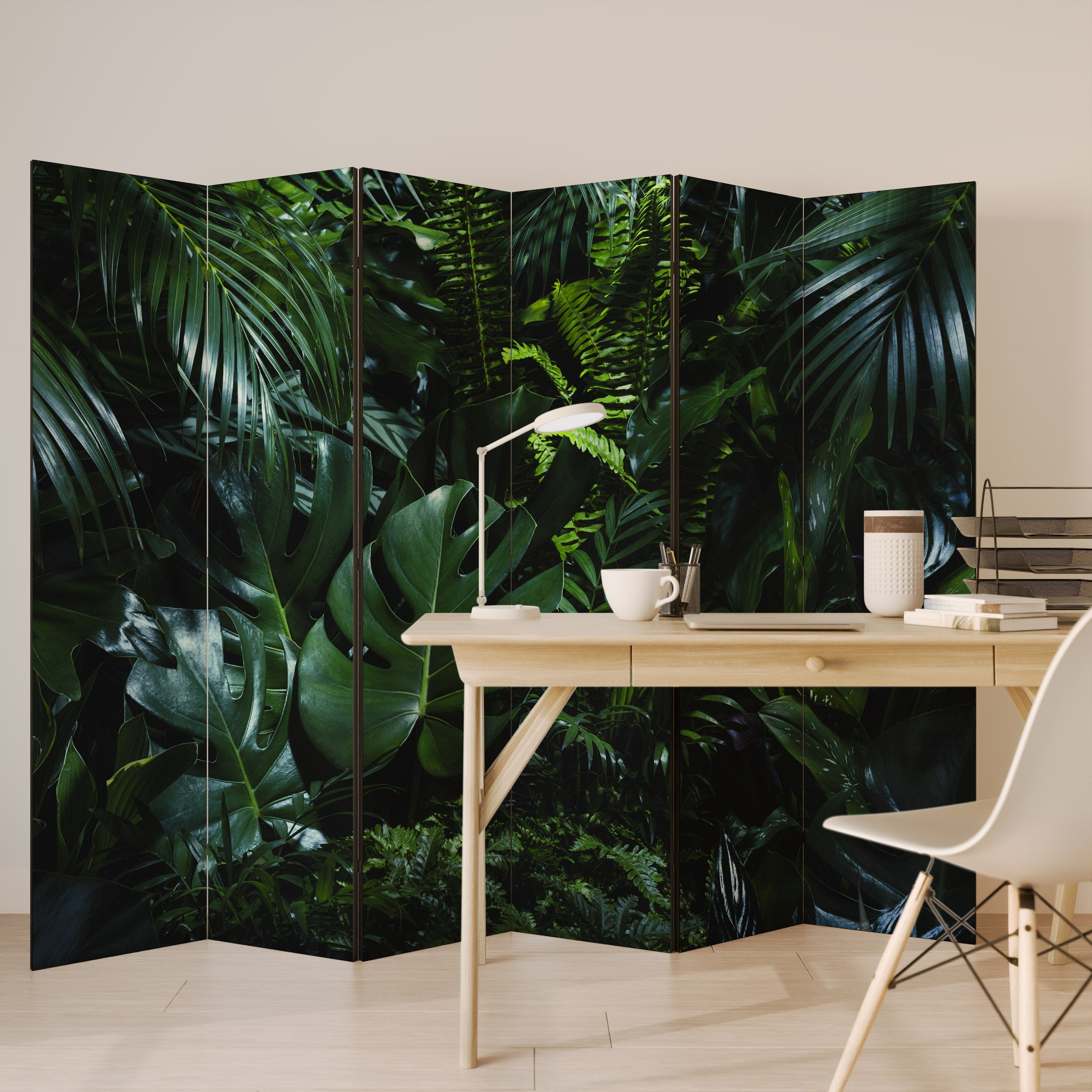 NATURE'S CLANDESTINE REVERIE Decorative 6-Panel Room Divider