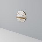 WILD TENDERNESS Prateleira Oval Decorativa em Efeito Carvalho