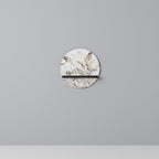 WILD TENDERNESS Round Art Shelf In Black Finish