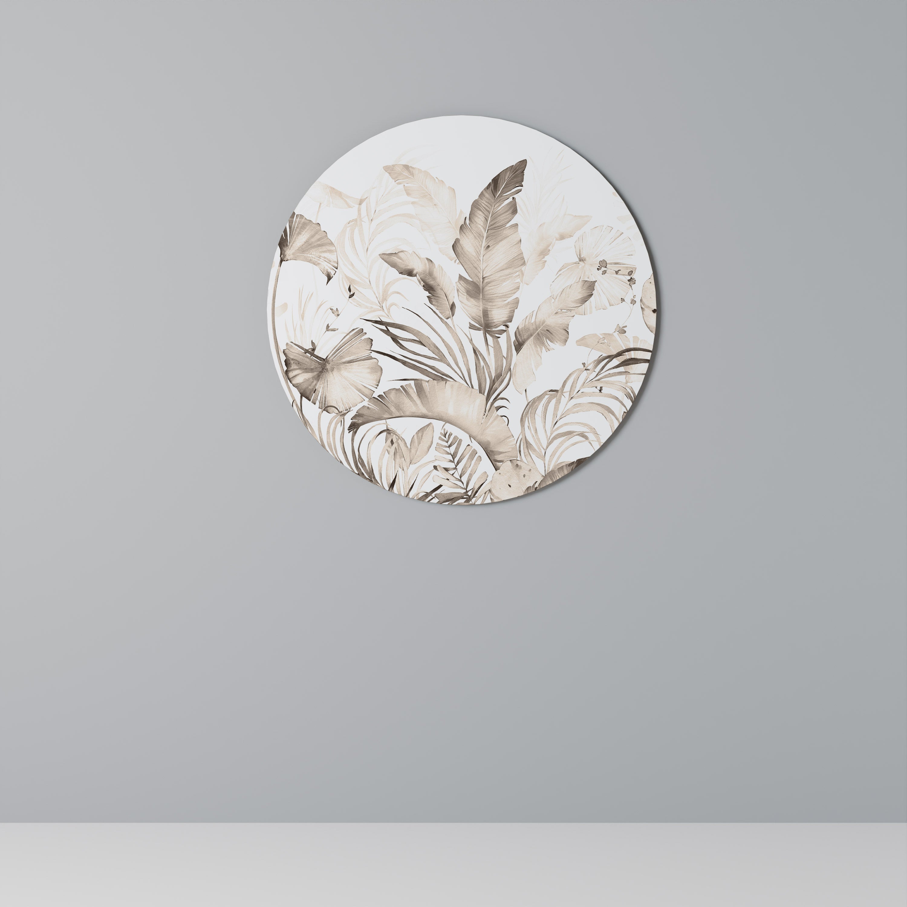 WILD TENDERNESS Round Wall Art