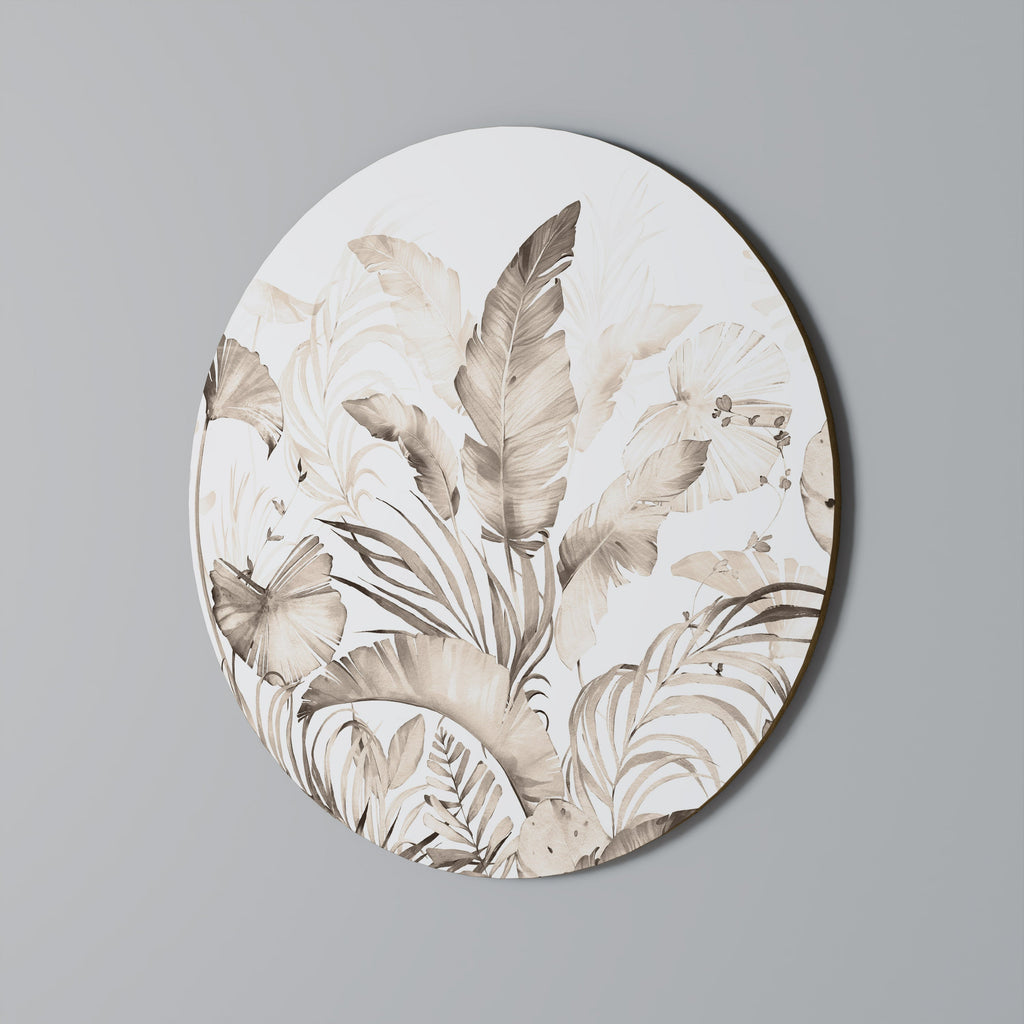 WILD TENDERNESS Quadro Redondo Decorativo