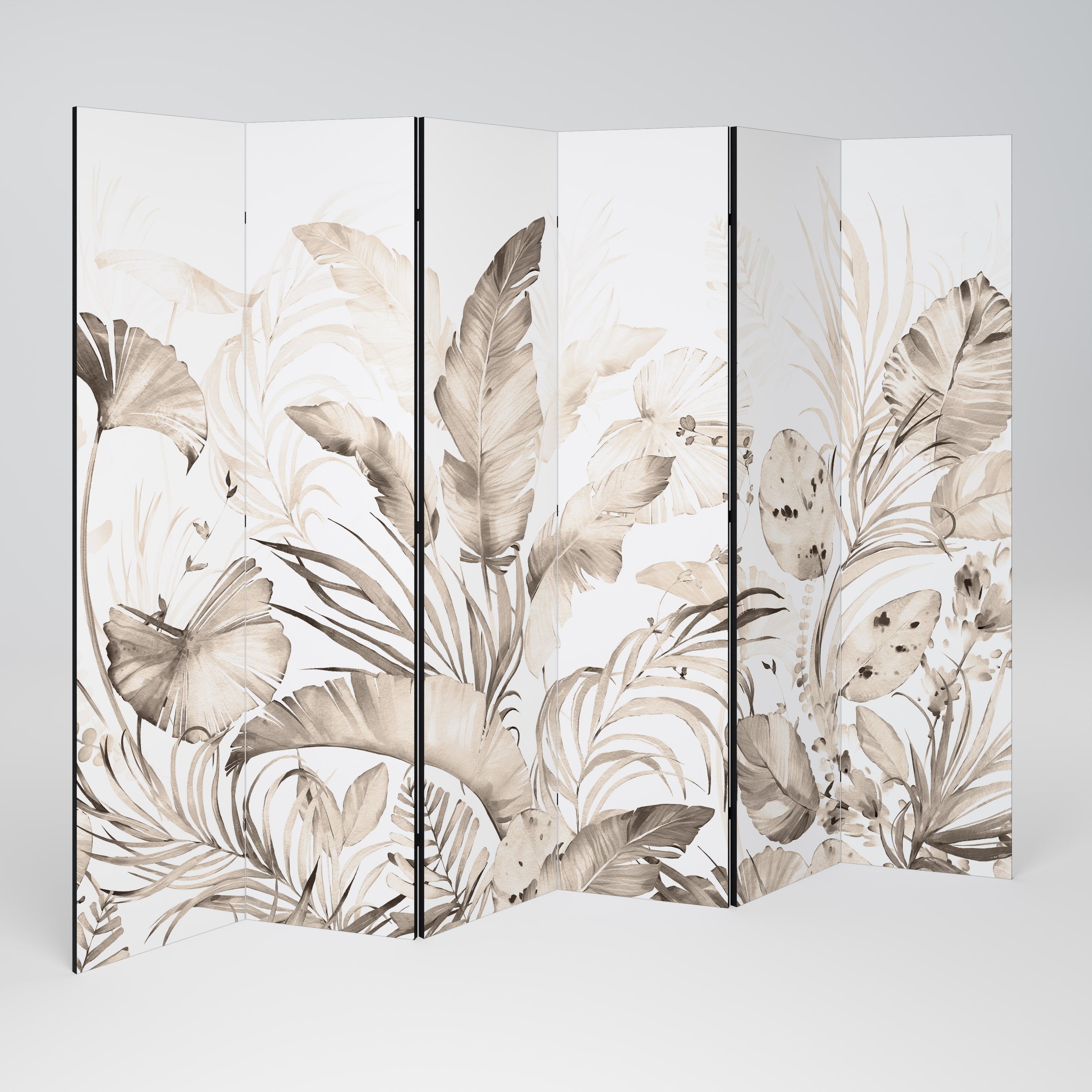 WILD TENDERNESS Decorative 6-Panel Room Divider