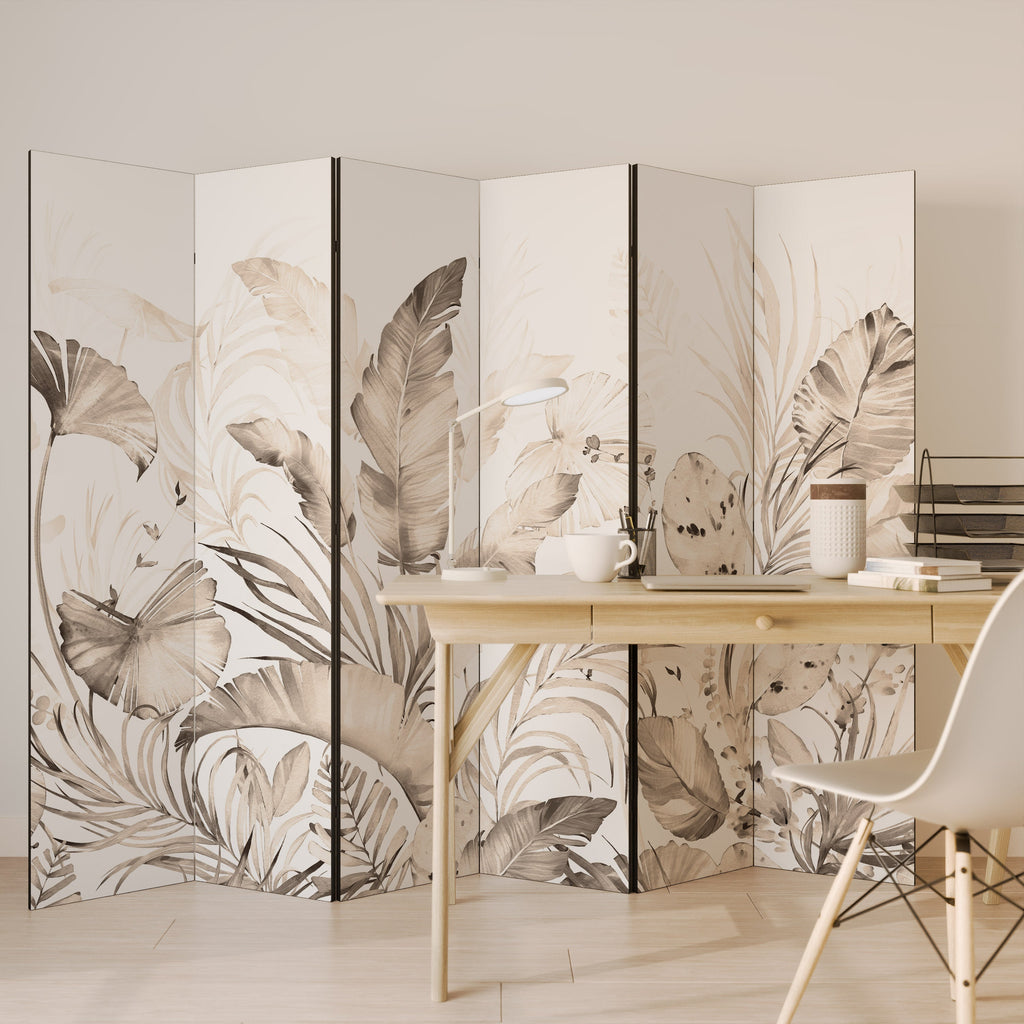WILD TENDERNESS Decorative 6-Panel Room Divider