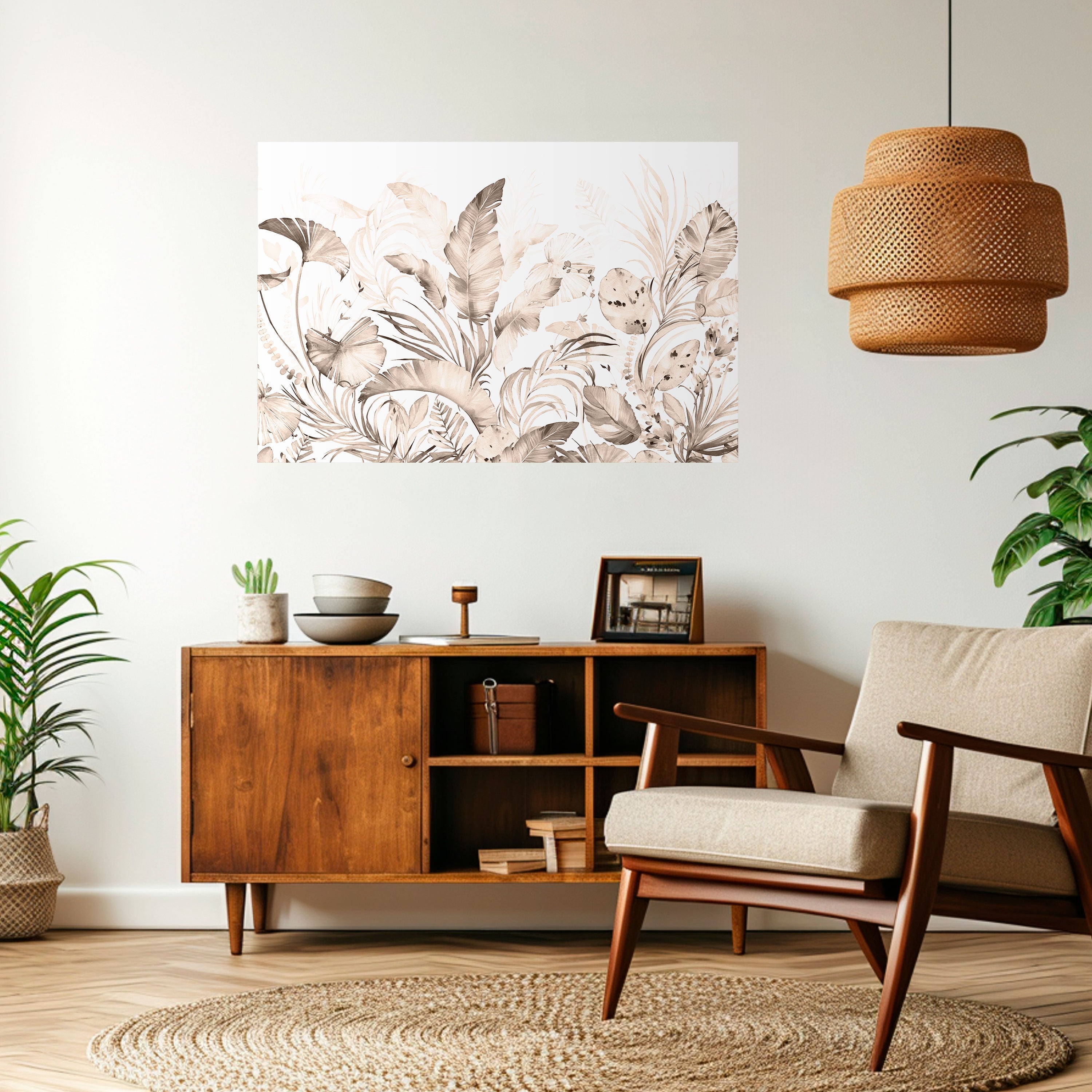 WILD TENDERNESS Peel and Stick Horizontal Poster