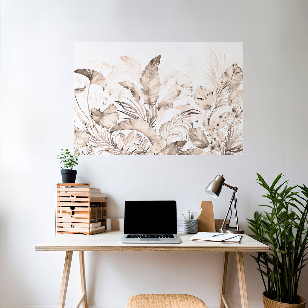 WILD TENDERNESS Peel and Stick Horizontal Poster