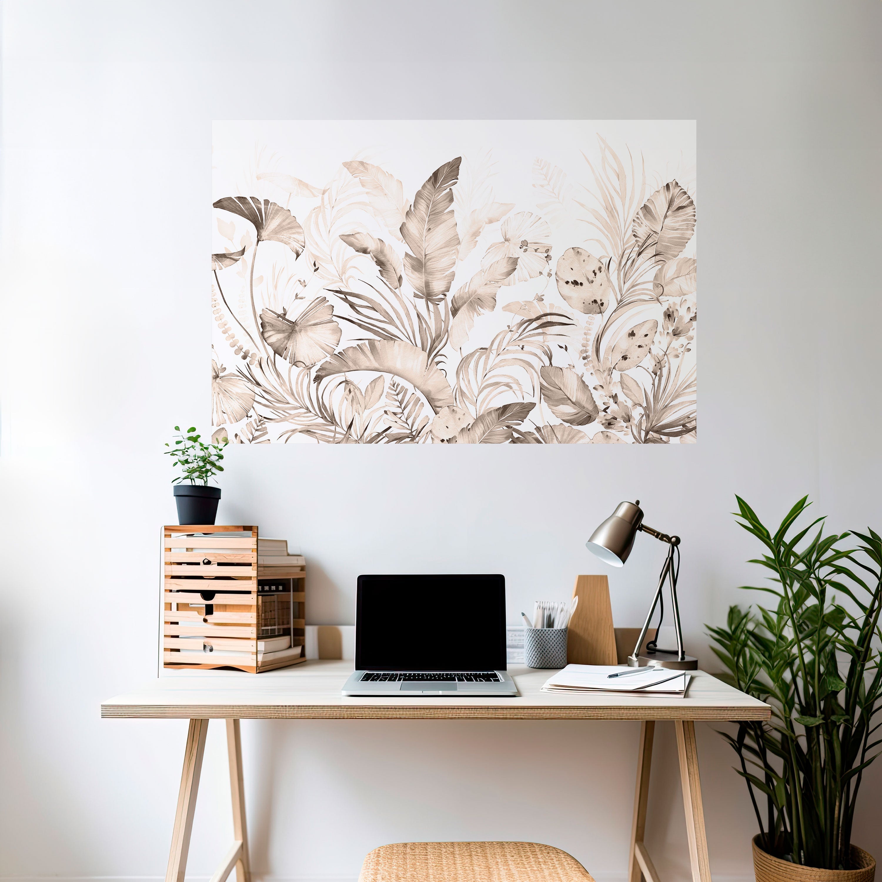 WILD TENDERNESS Peel and Stick Horizontal Poster