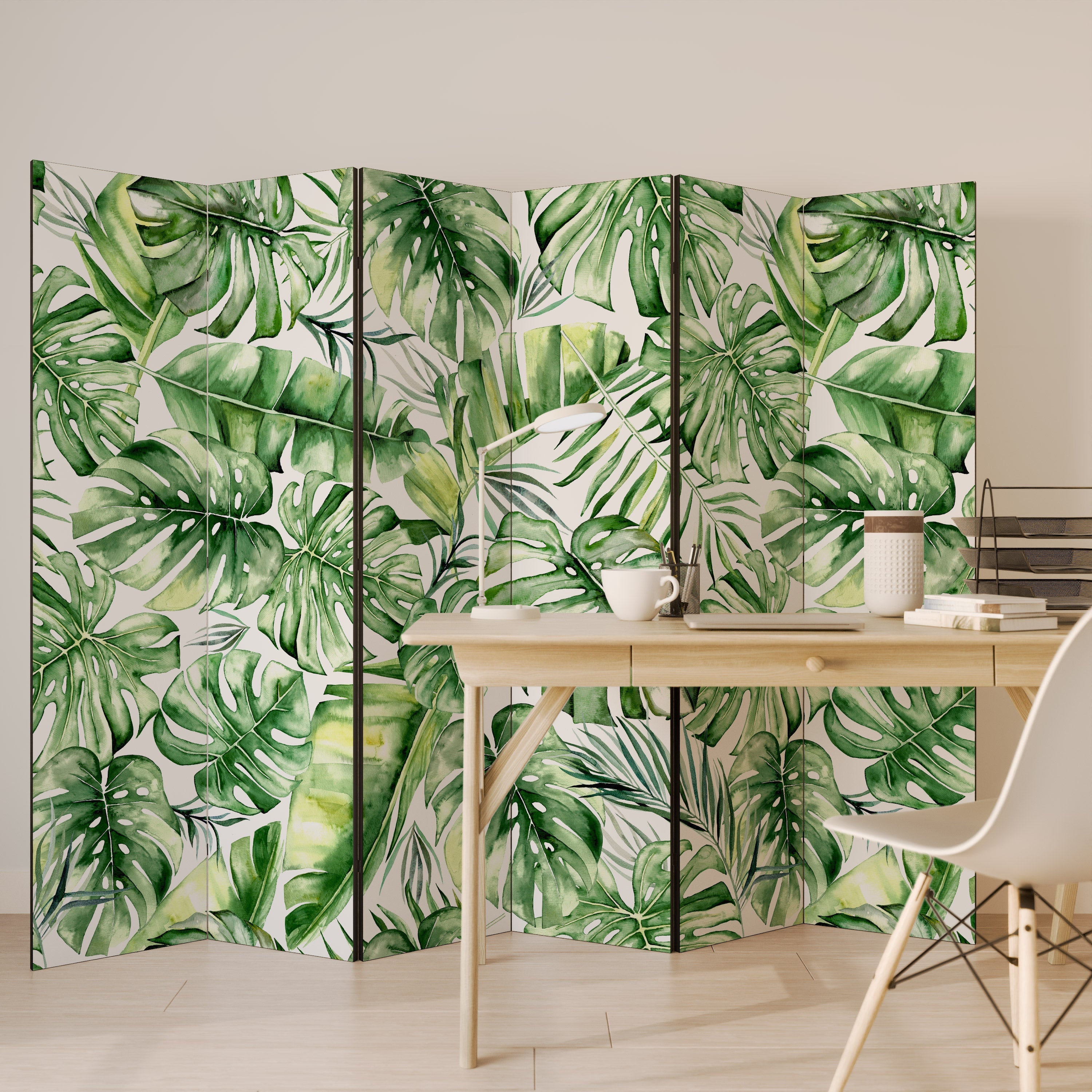 NATURE'S CANVAS Decorative 6-Panel Room Divider
