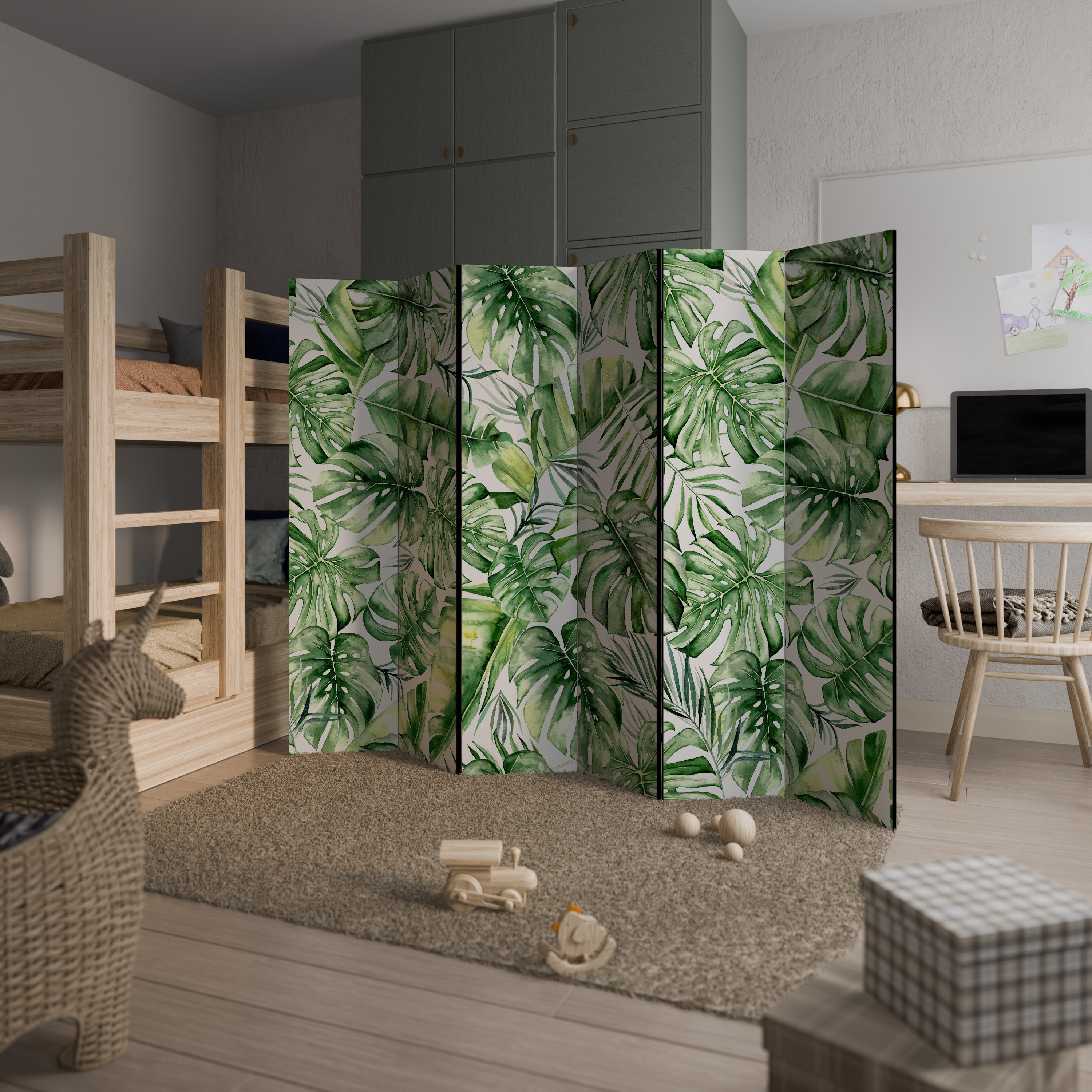 NATURE'S CANVAS Decorative 6-Panel Room Divider